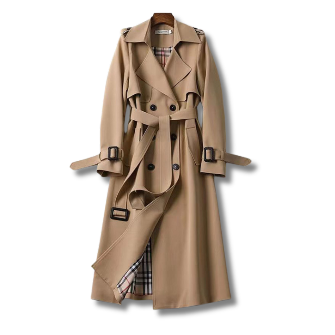 Petra - Stijlvolle Lange Trenchcoat