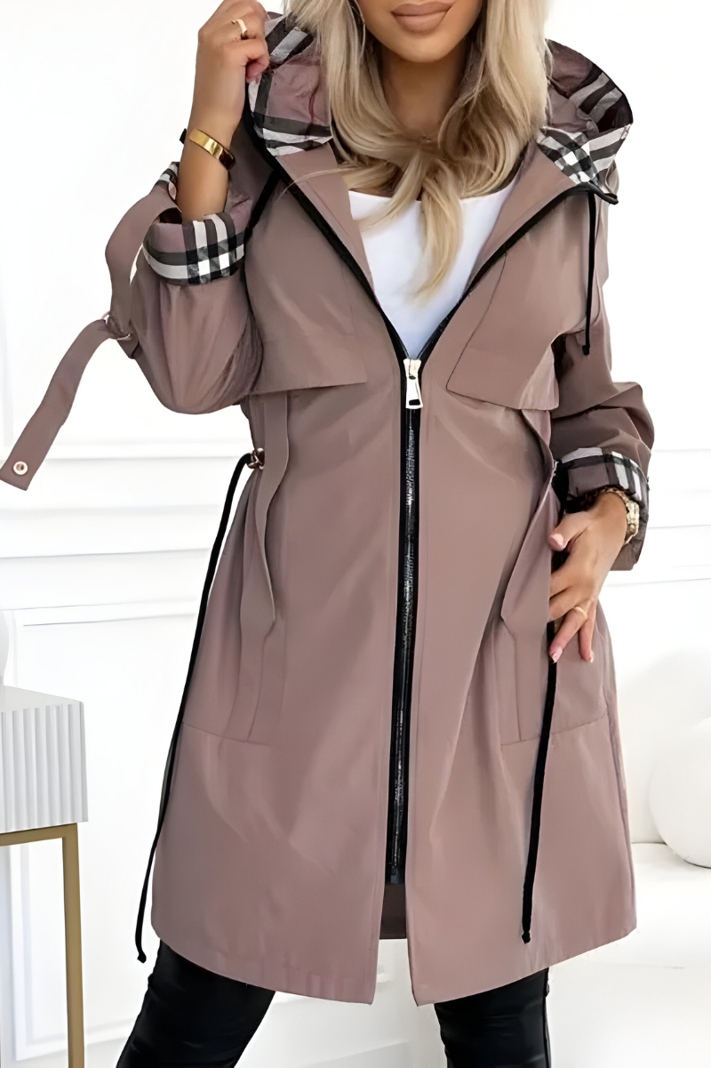 Ingeborg | Elegante Lichte Lange Parka