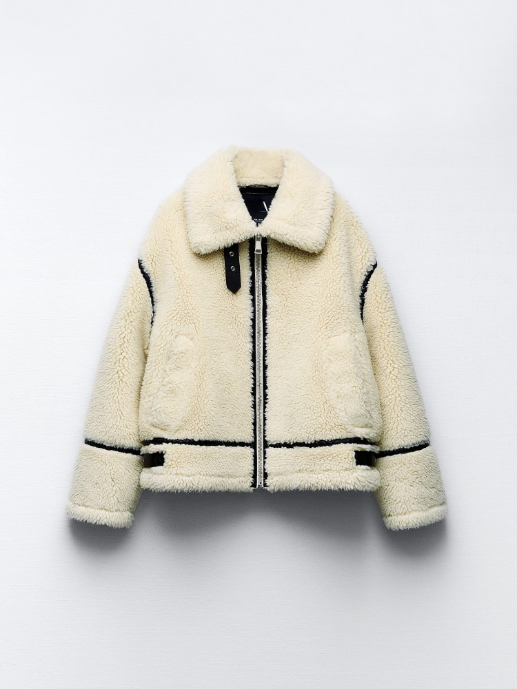 Joanne - Stijlvolle Korte Teddy Winterjas