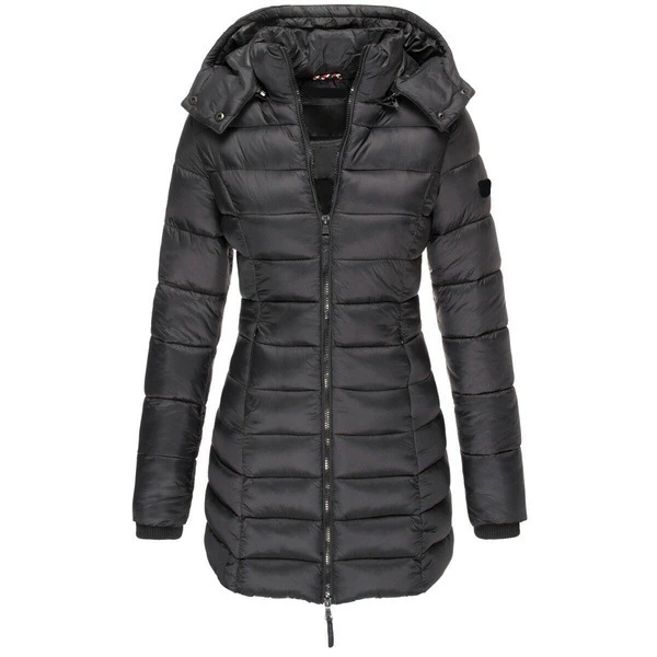 Astrid - Elegante Lange Donzen Winterjas