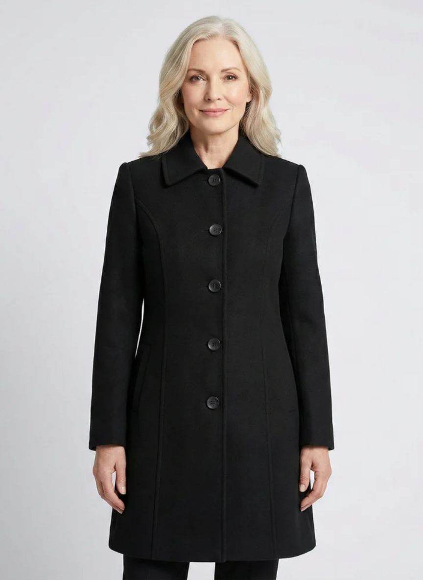 Laura | Elegante Klassieke Wollen Mantel