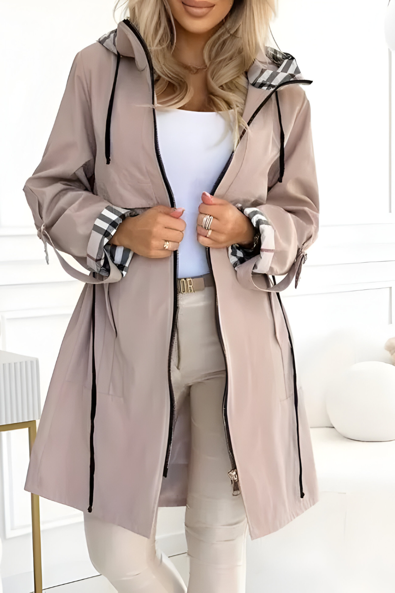 Ingeborg | Elegante Lichte Lange Parka