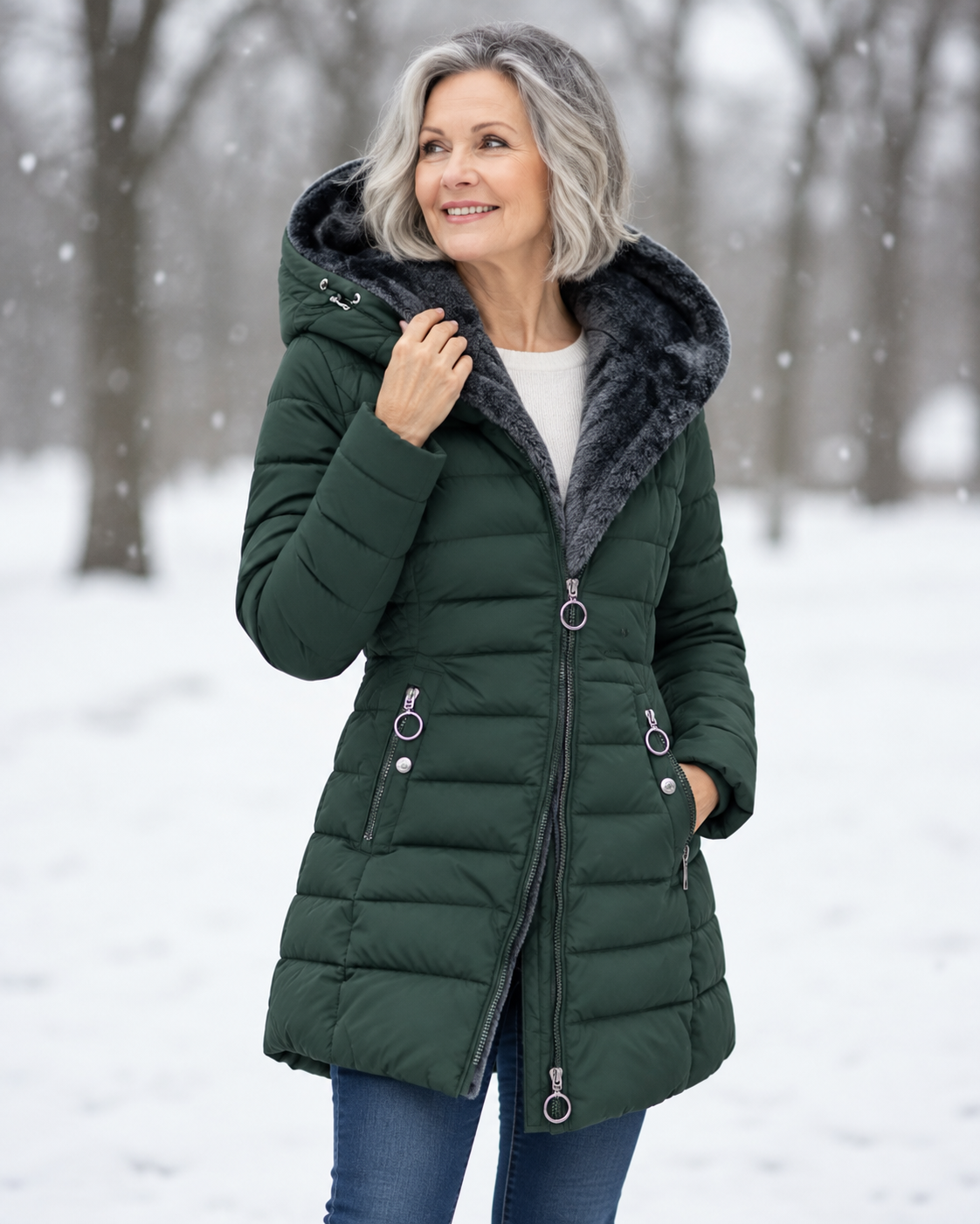 Helen | Elegante Warme Lange Winterjas