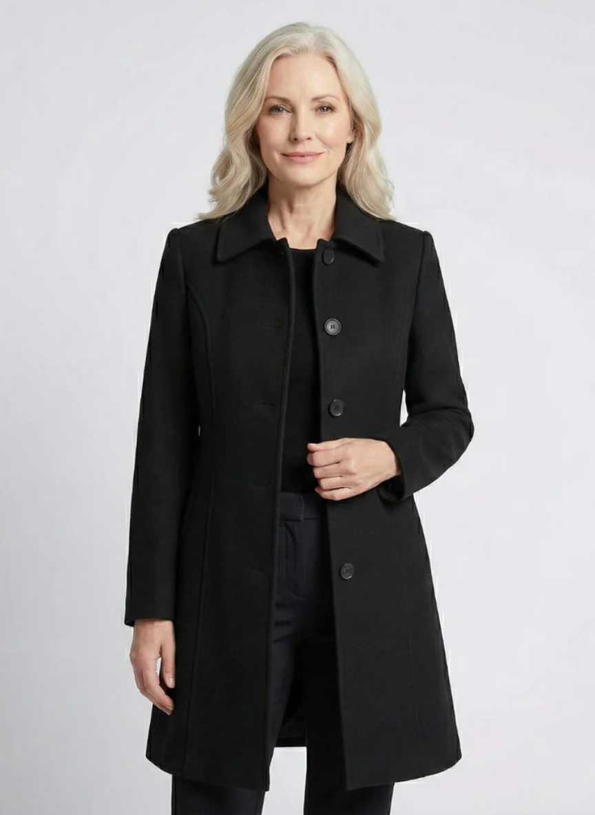 Laura | Elegante Klassieke Wollen Mantel