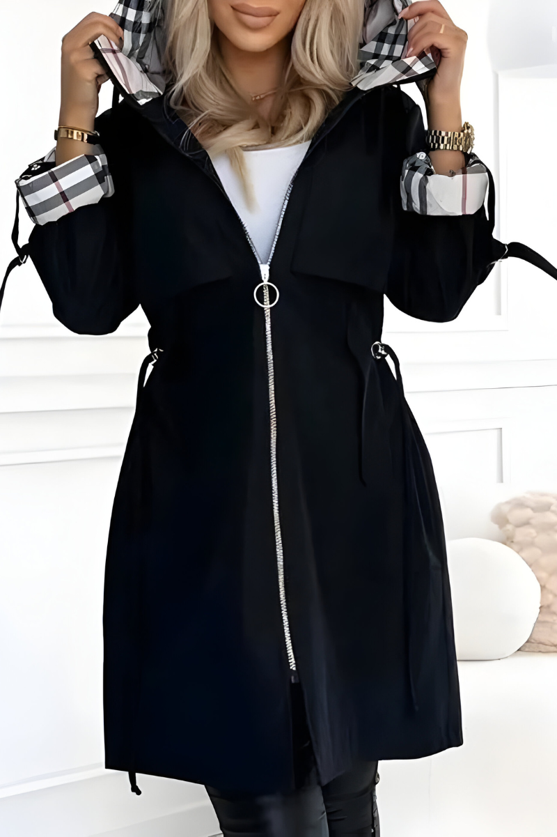 Ingeborg | Elegante Lichte Lange Parka