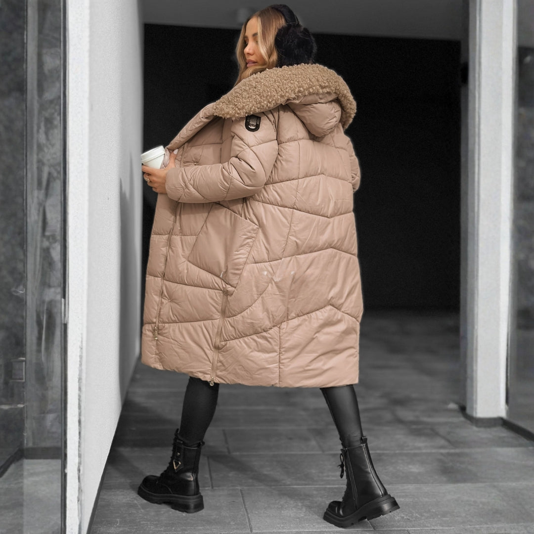 Melanie | Elegante Warme Gewatteerde Parka Jas