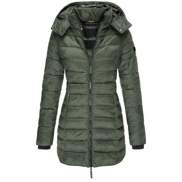 Astrid - Elegante Lange Donzen Winterjas