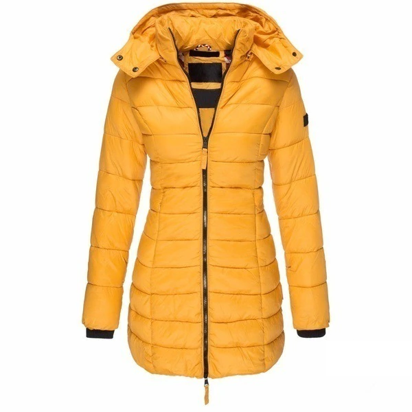 Astrid - Elegante Lange Donzen Winterjas
