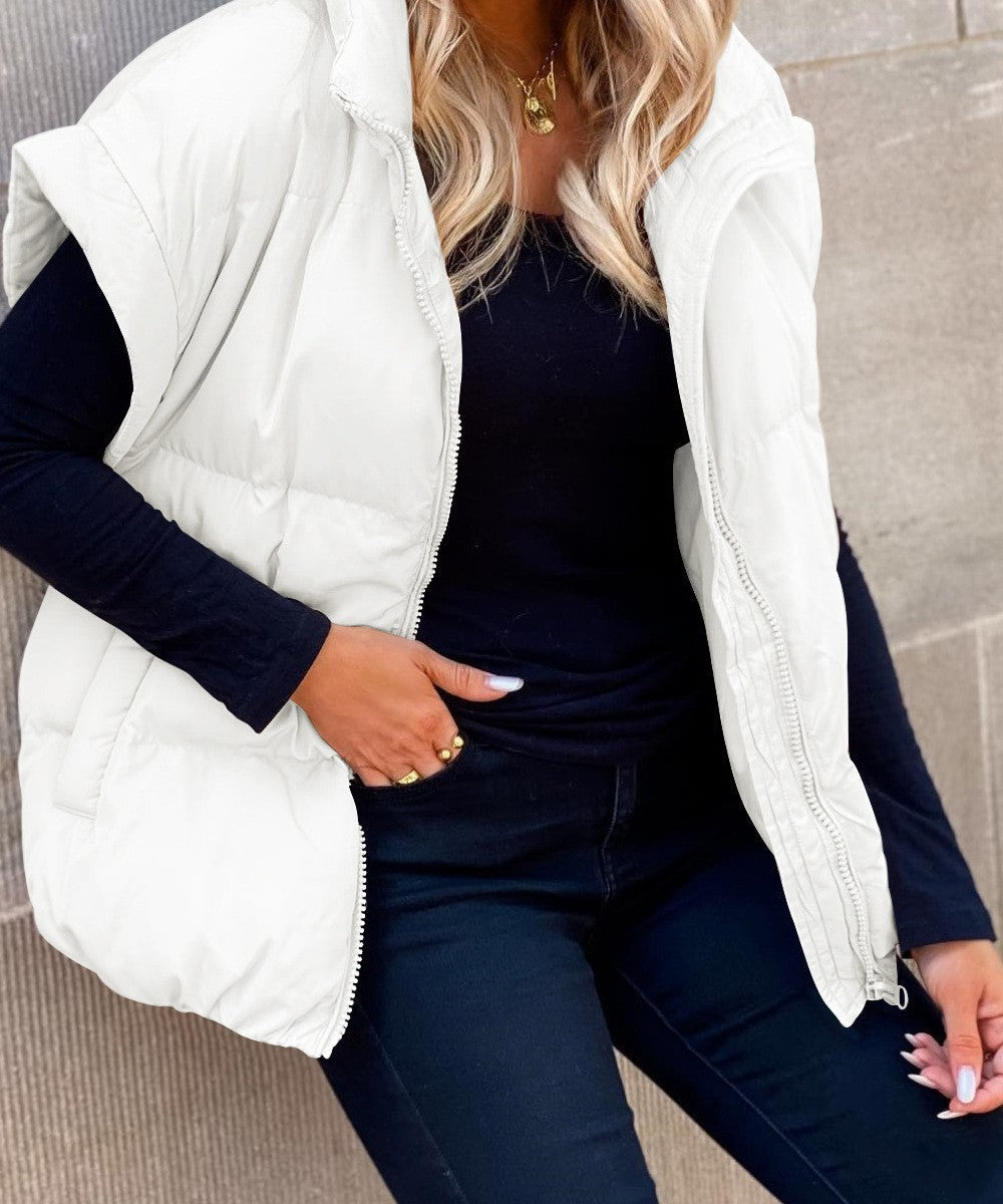 Sharon - Stijlvol Oversized Gewatteerd Gilet
