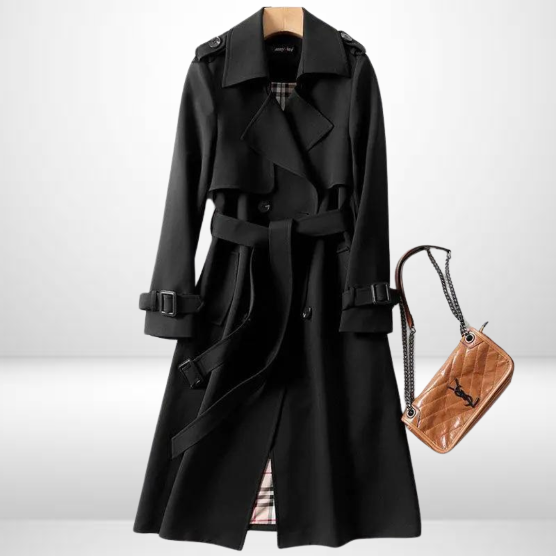 Yvonne - Elegante Lange Trenchcoat