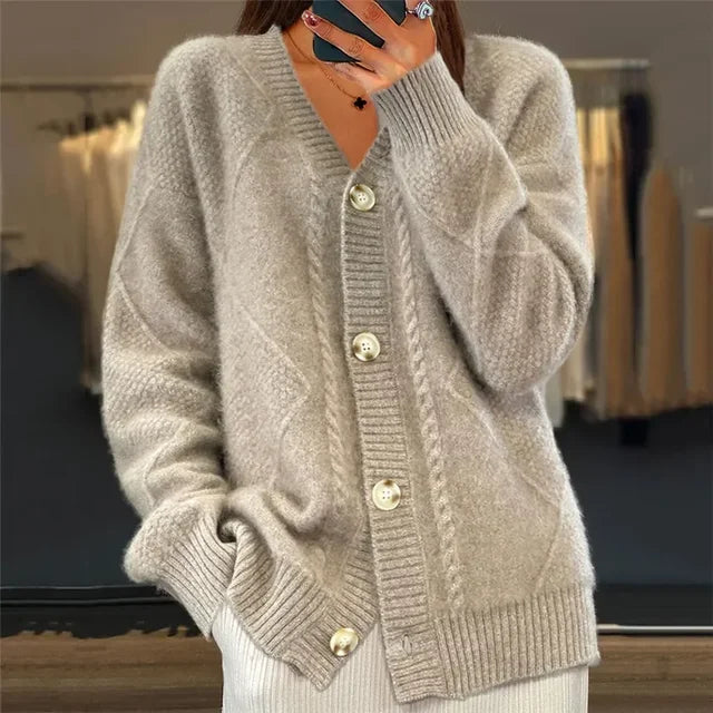 Martine - Elegant Gebreid Oversized Vest