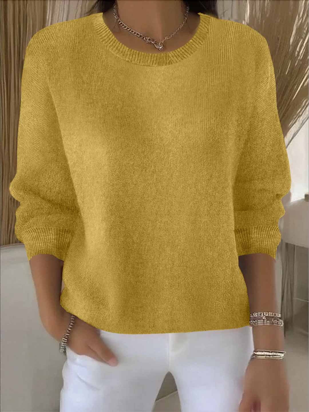 Monica - Elegante Oversized Fijngebreide Trui