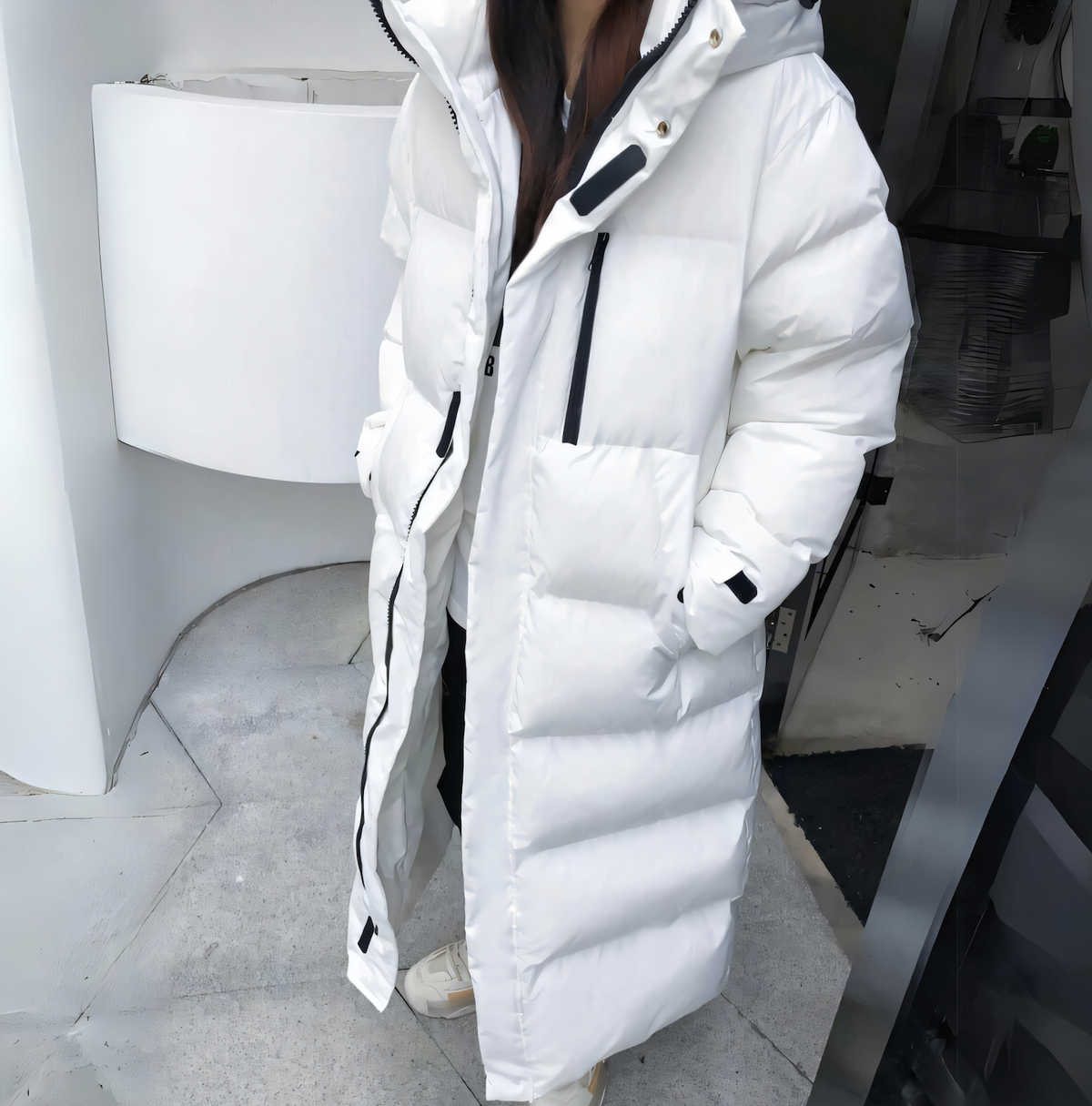 Vanessa - Stijlvolle Maxi Donzen Winterjas
