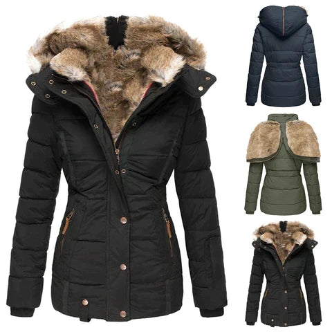 Ingrid - Comfortabele Korte Parka Winterjas