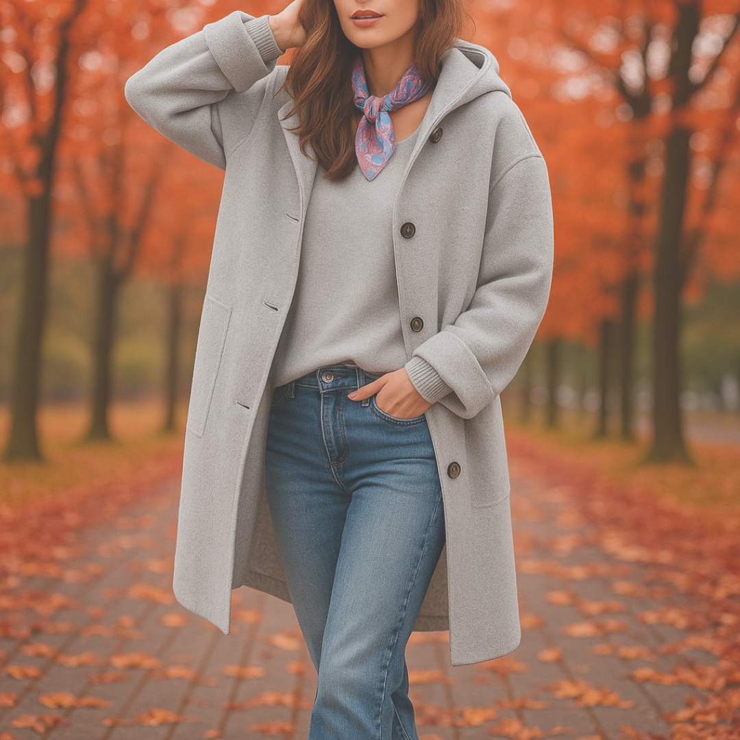Victoria | Comfortabele Oversized Wollen Jas