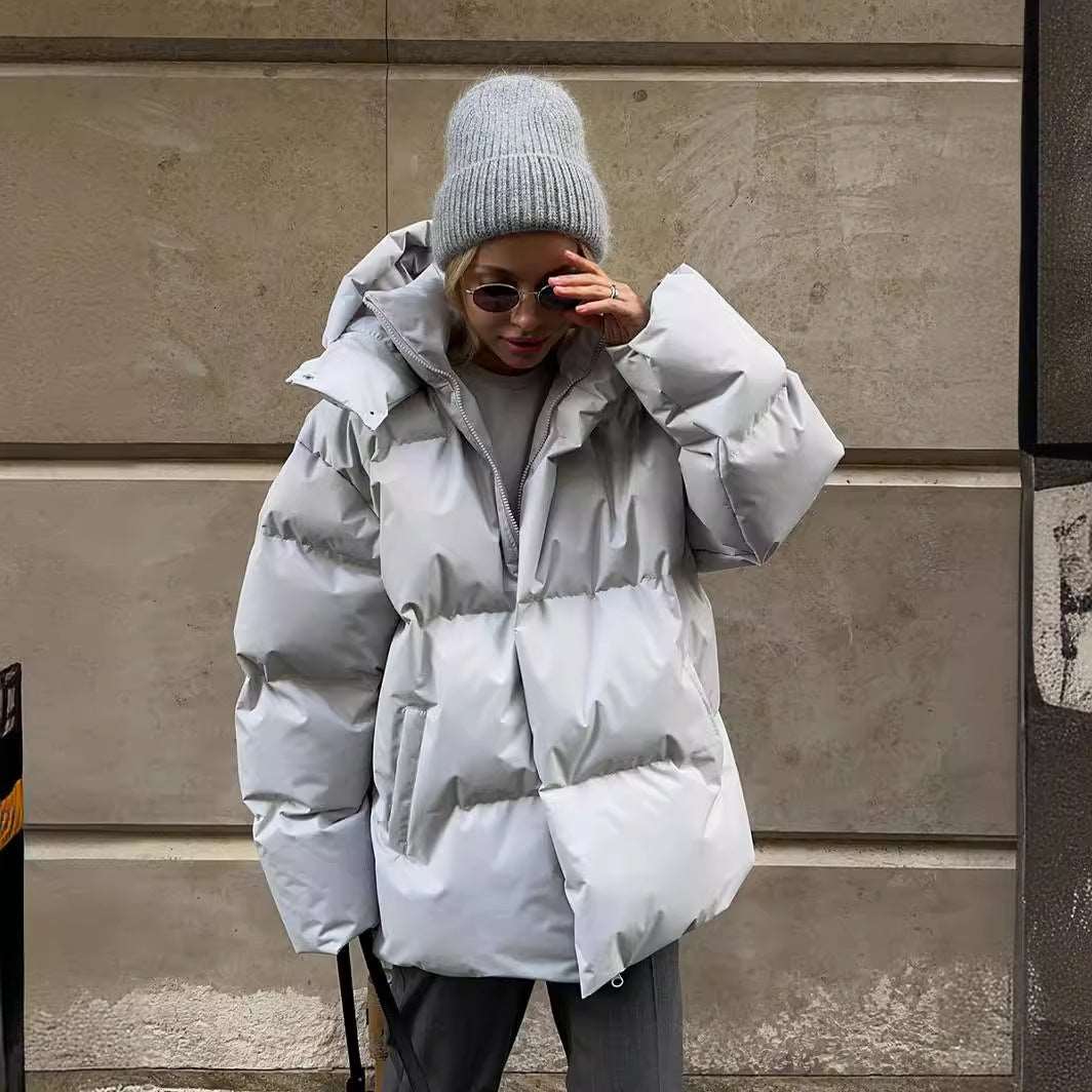 Jacqueline - Elegante Wijde Donzen Winterjas