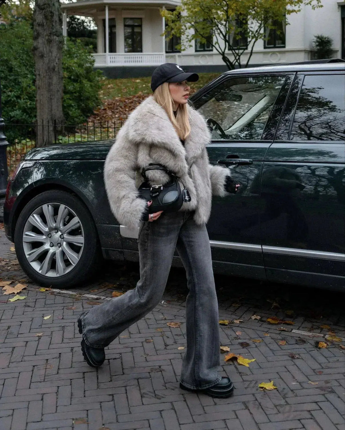 Julie - Stijlvolle Oversized Bont Winterjas