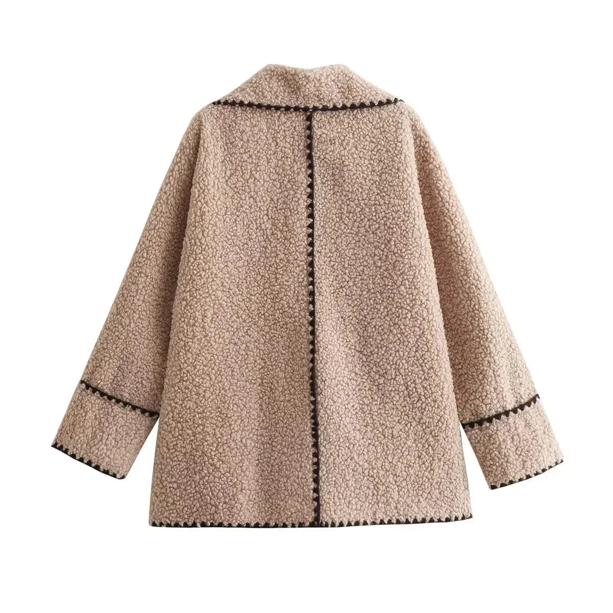 Fiona - Stijlvolle Oversized Teddy Winterjas