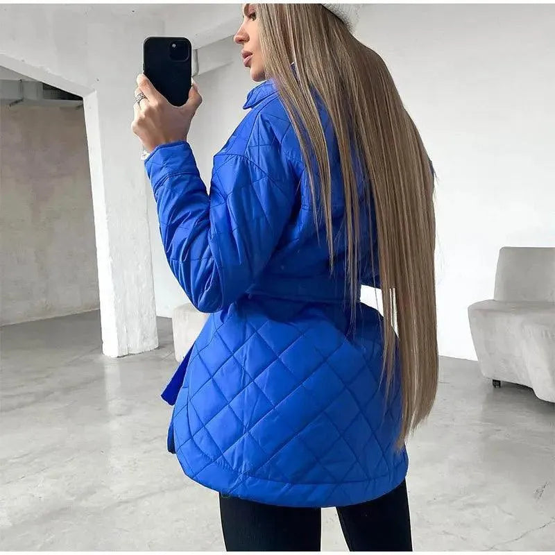 Andrea - Elegante Lichte Gewatteerde Winterjas