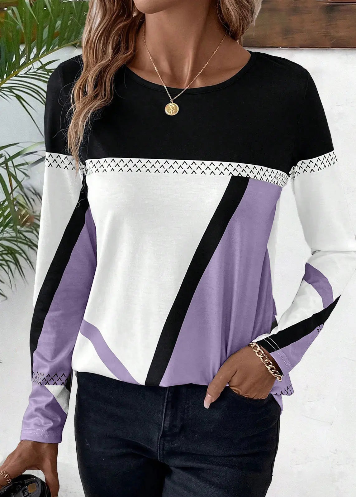 Patricia - Stijlvolle Lange Mouw Top