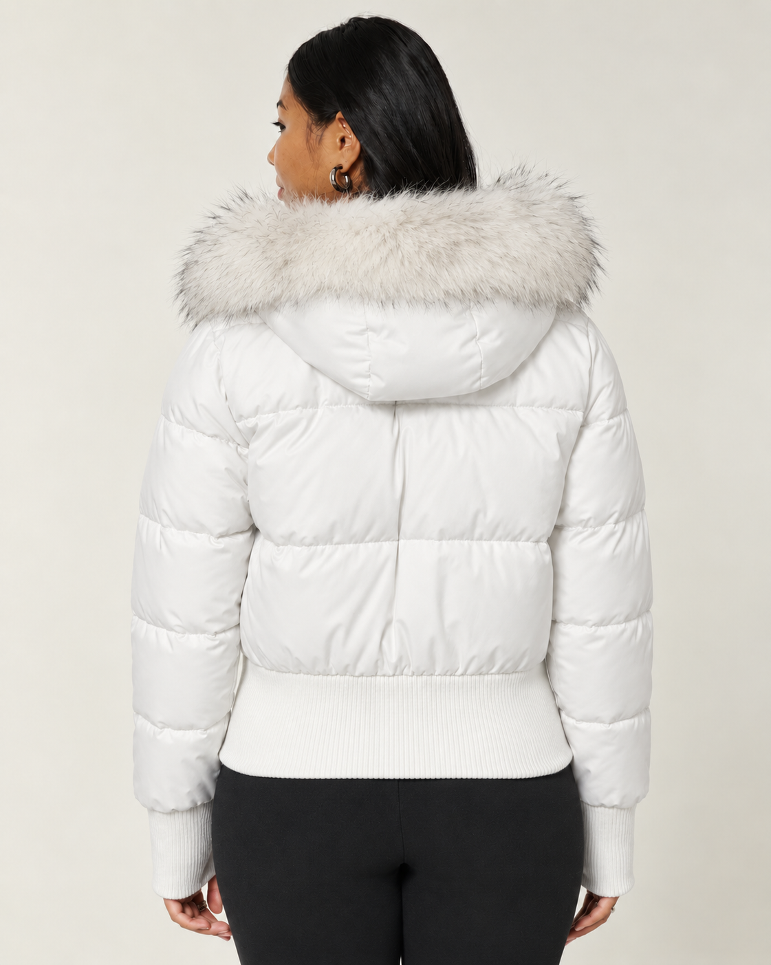 Annemarie | Elegante Korte Gewatteerde Winterjas