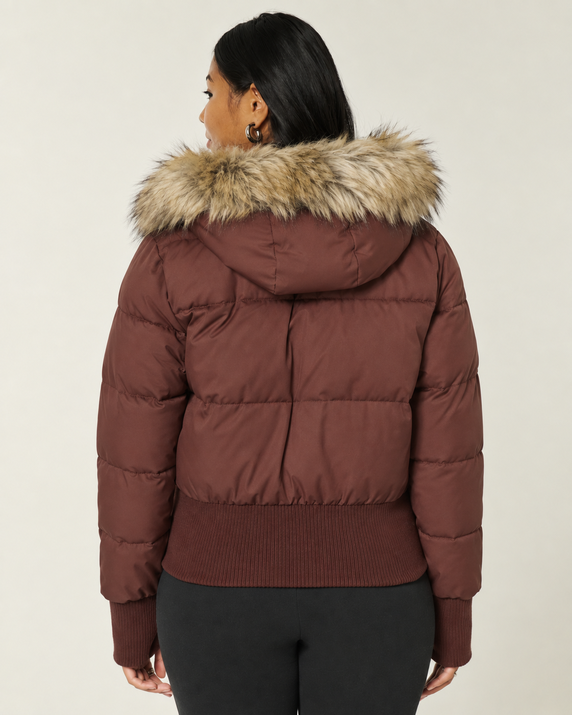 Annemarie | Elegante Korte Gewatteerde Winterjas