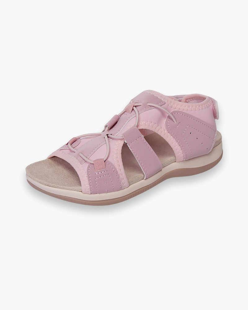 Suède Wandelsandalen met Klittenbandsluiting