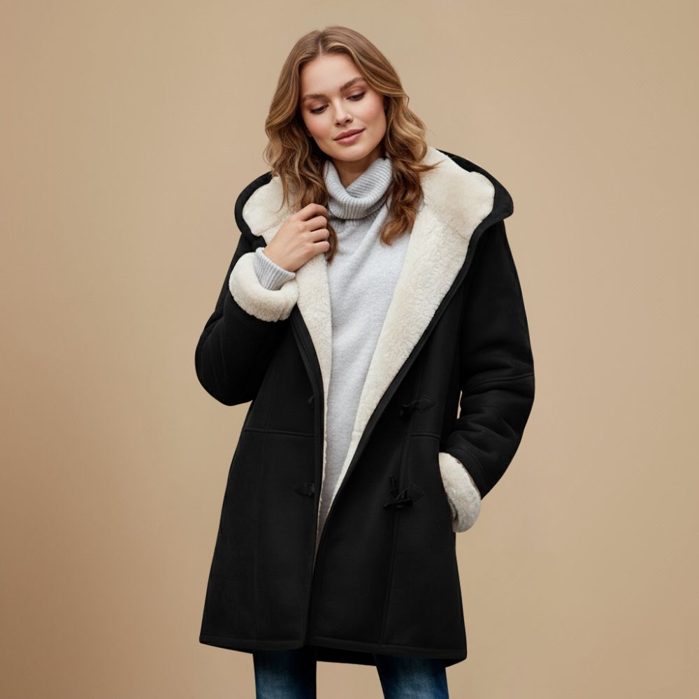 Rebecca | Elegante Lange Teddy Duffelcoat