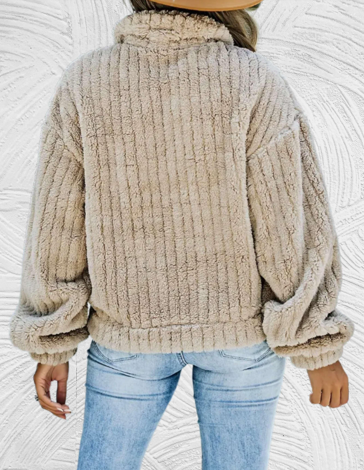 Catherine - Elegante Teddy Corduroy Winterjas