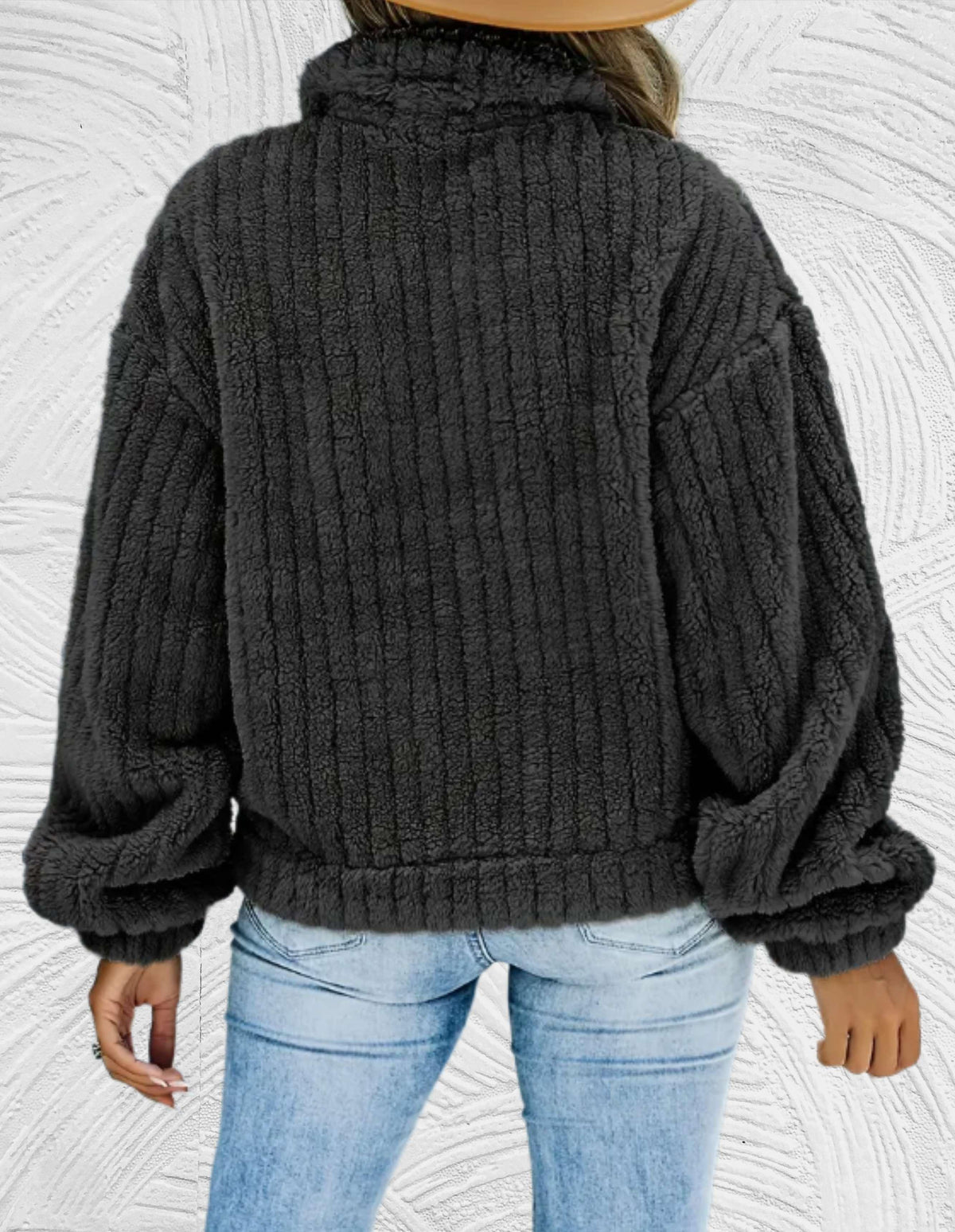 Catherine - Elegante Teddy Corduroy Winterjas