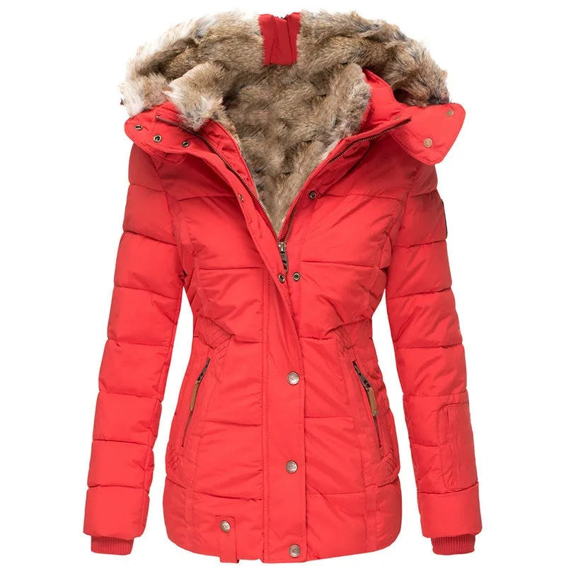 Yvonne - Elegante Getailleerde Parka Winterjas