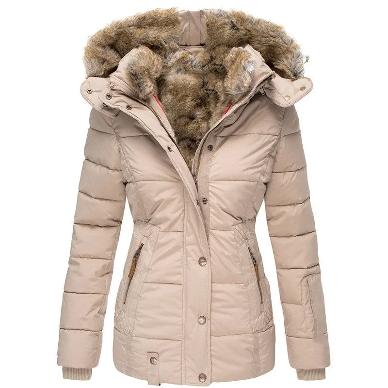 Yvonne - Elegante Getailleerde Parka Winterjas