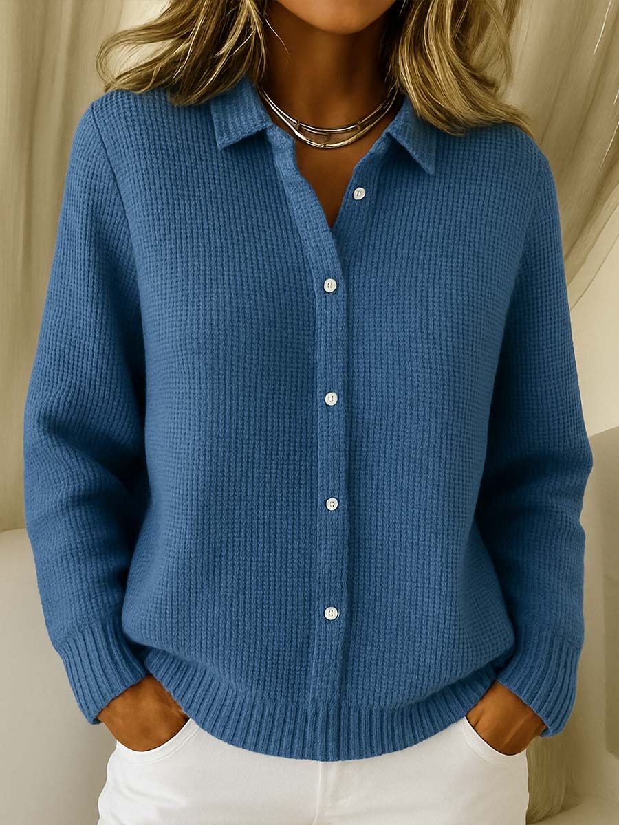 Linda - Elegant Oversized Grofgebreid Vest