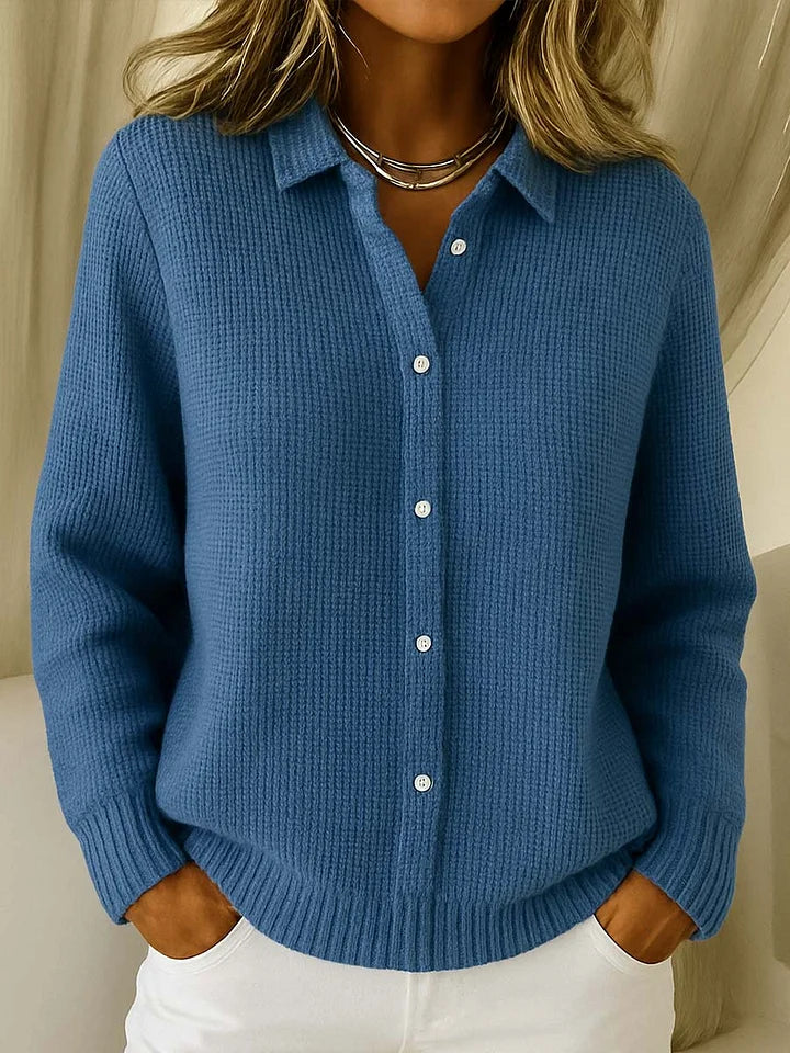 Christine - Stijlvol Ribgebreid Vest