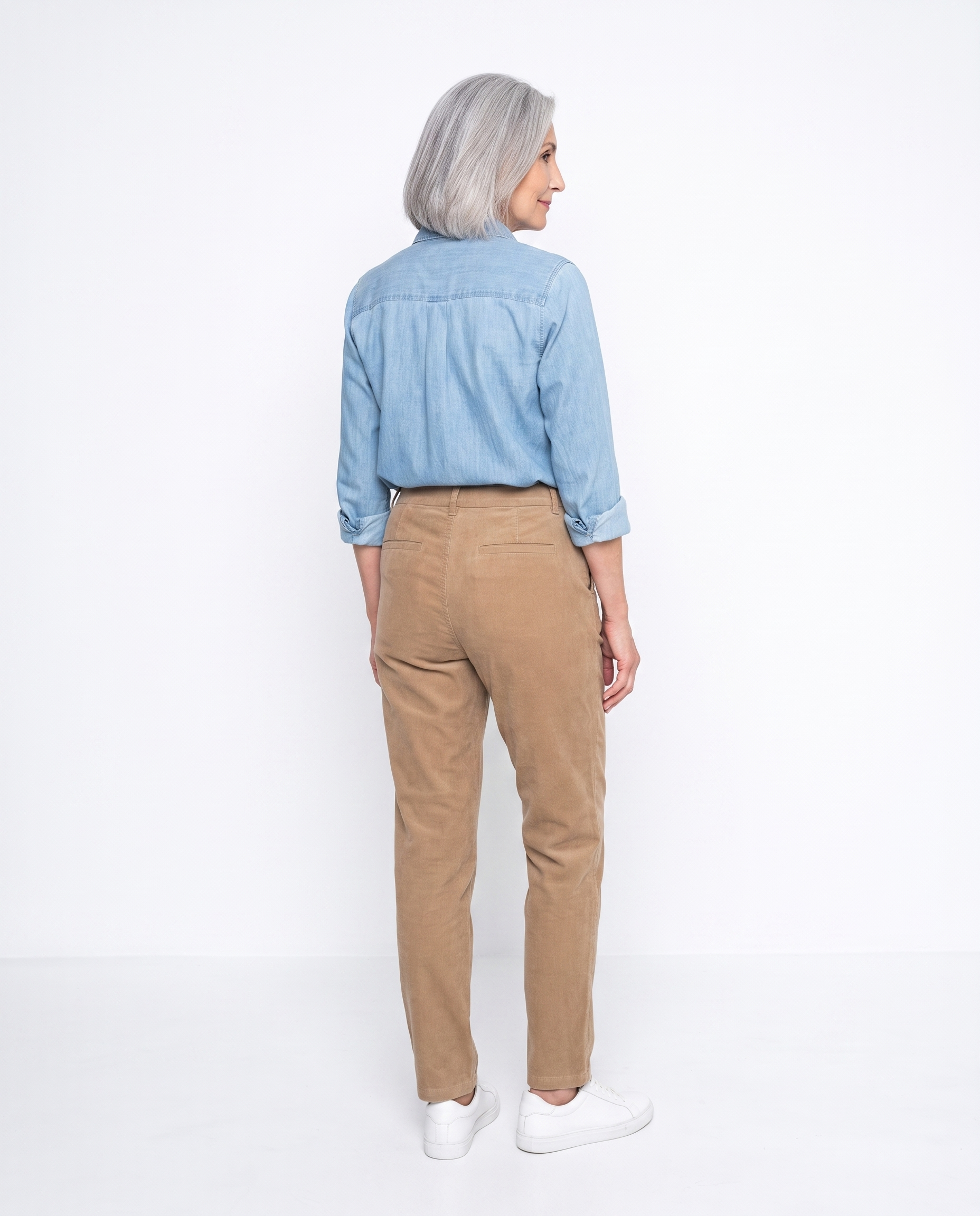 Katoenen Broek met Elastische Taille