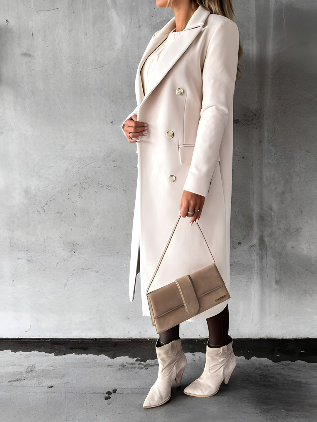 Helen - Elegante Lange Mantel