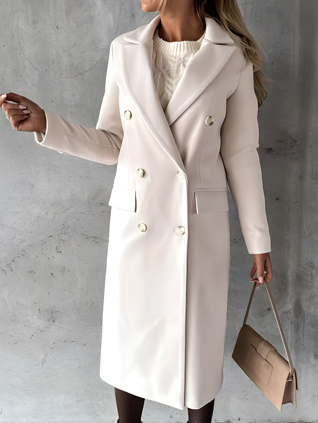 Helen - Elegante Lange Mantel