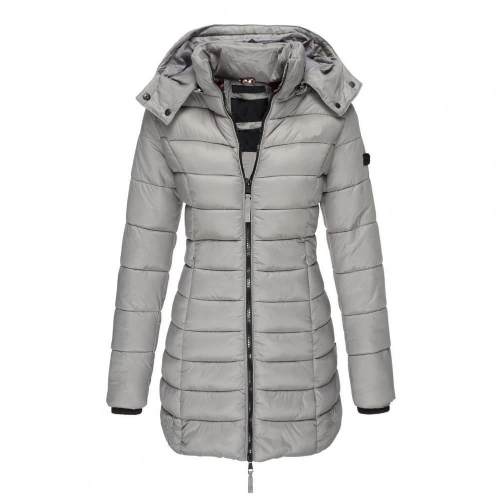 Marlies - Elegante Getailleerde Lange Winterjas