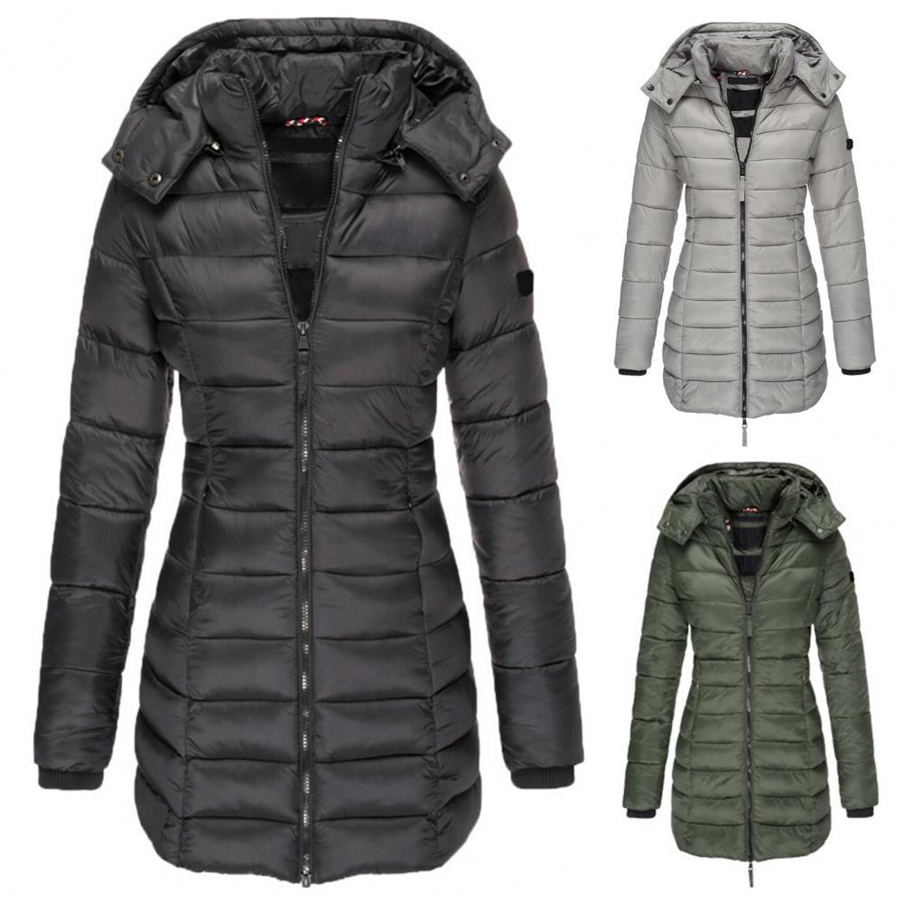 Marlies - Elegante Getailleerde Lange Winterjas