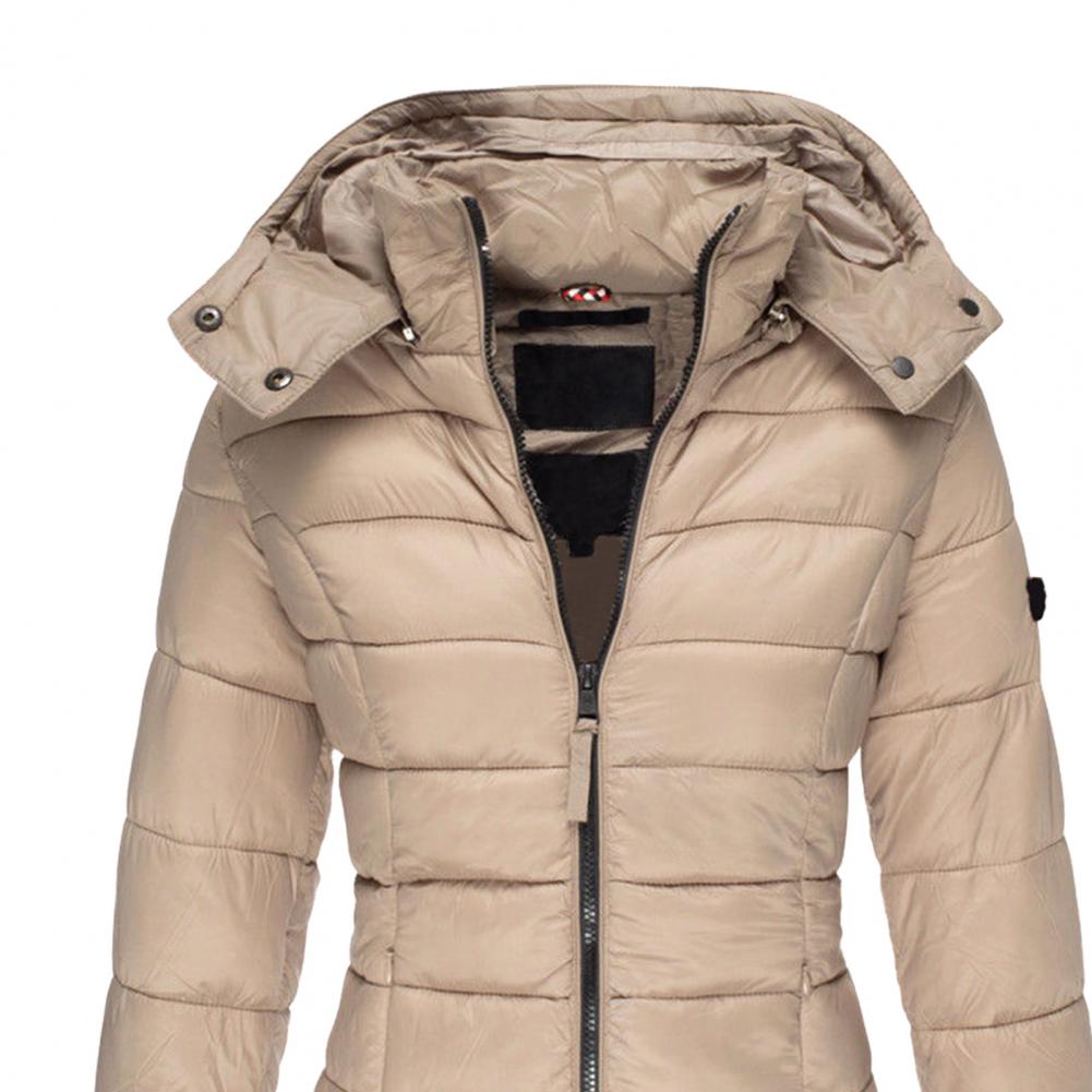 Marlies - Elegante Getailleerde Lange Winterjas