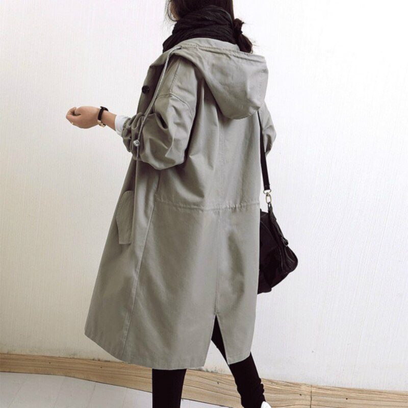 Alison | Stijlvolle Lange Oversized Regenjas