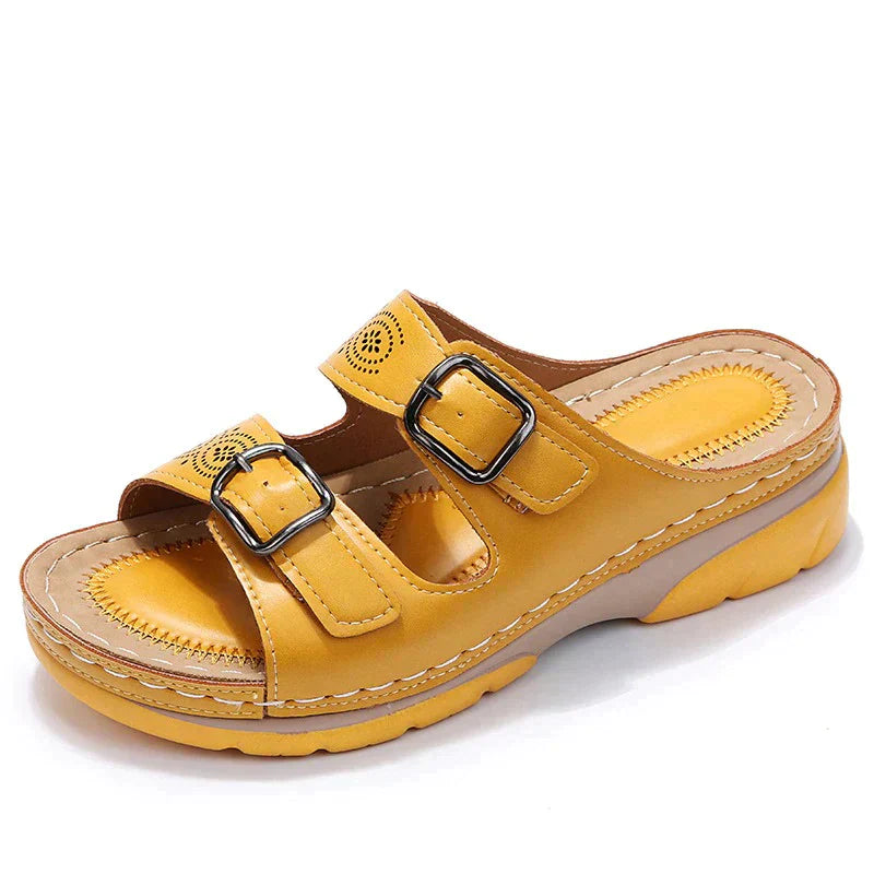 Orthopedische Sleehak-Sandalen met Gesp