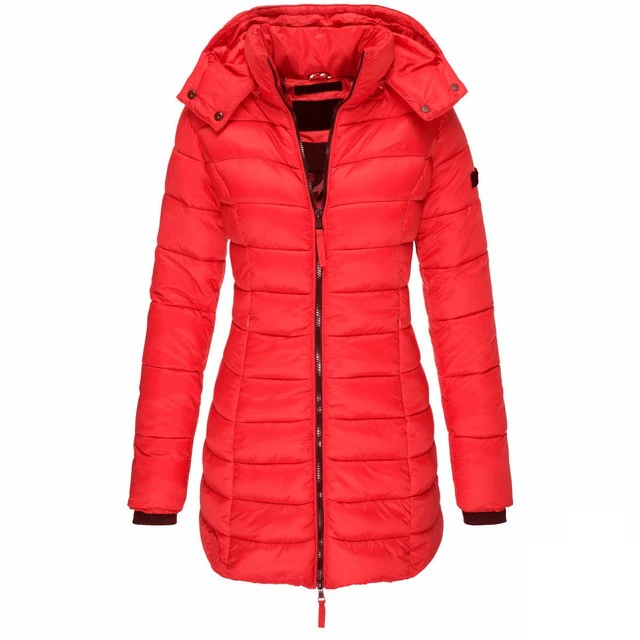 Astrid - Elegante Lange Donzen Winterjas