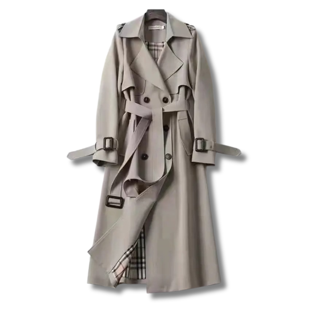 Petra - Stijlvolle Lange Trenchcoat