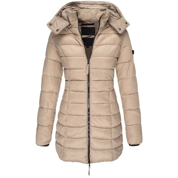 Astrid - Elegante Lange Donzen Winterjas