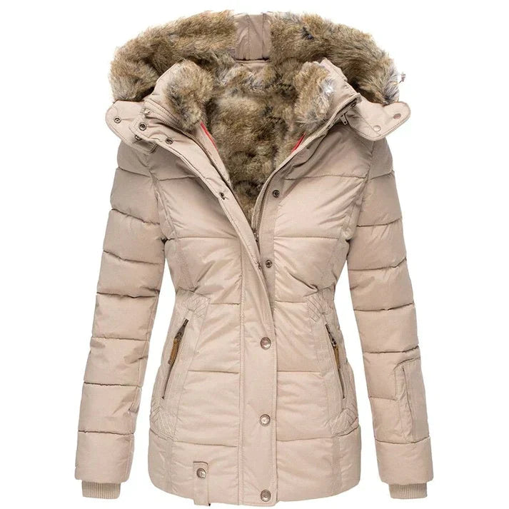Ingrid - Comfortabele Korte Parka Winterjas