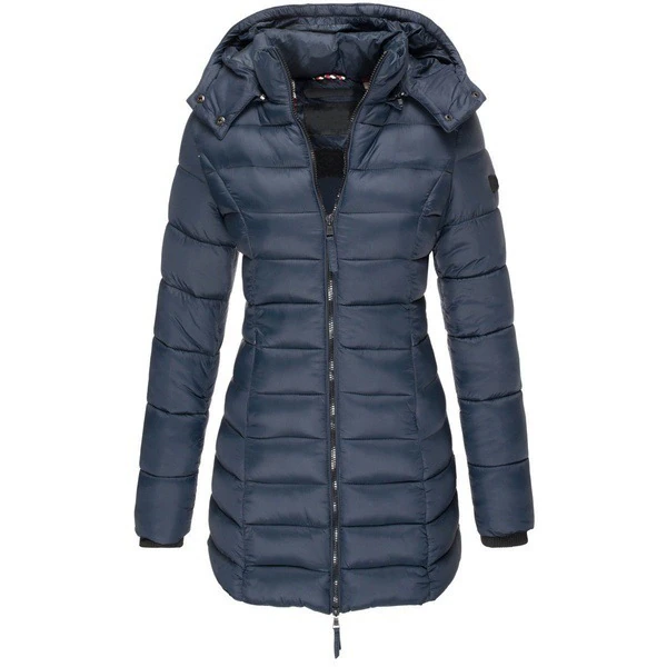 Astrid - Elegante Lange Donzen Winterjas