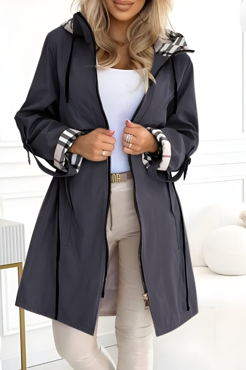 Ingeborg | Elegante Lichte Lange Parka