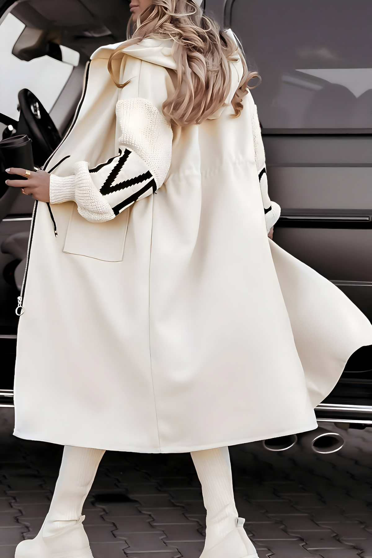 Marlies | Elegante Oversized Lange Jas