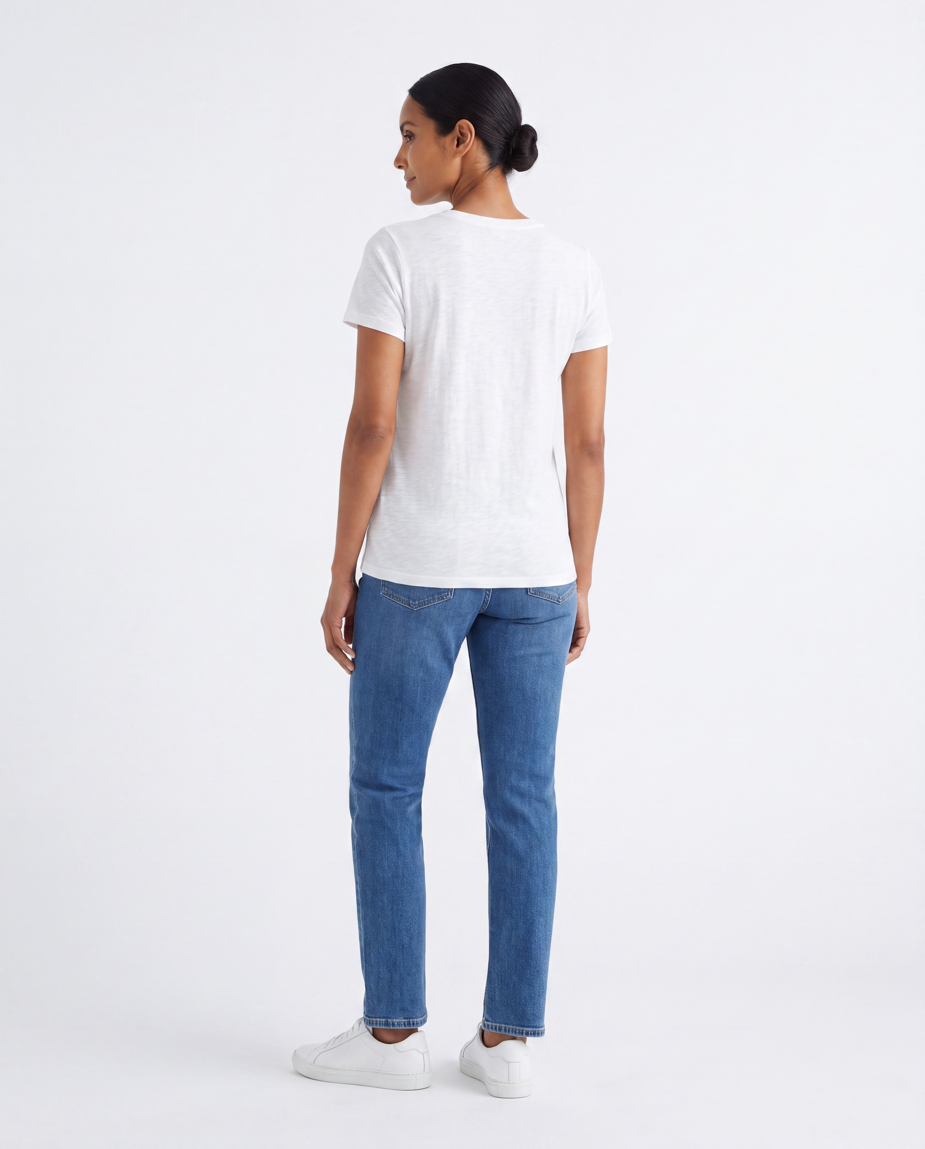 Henley T-shirt met Korte Mouw